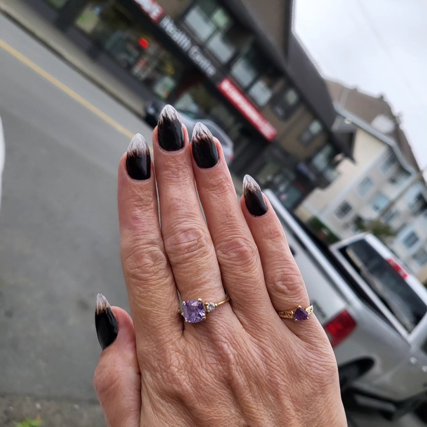 Coquette pink nail extensions
